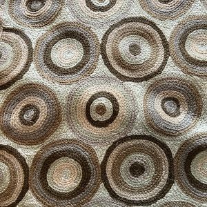 Crate & Barrel Circle Stitch Pillow Covers (2)